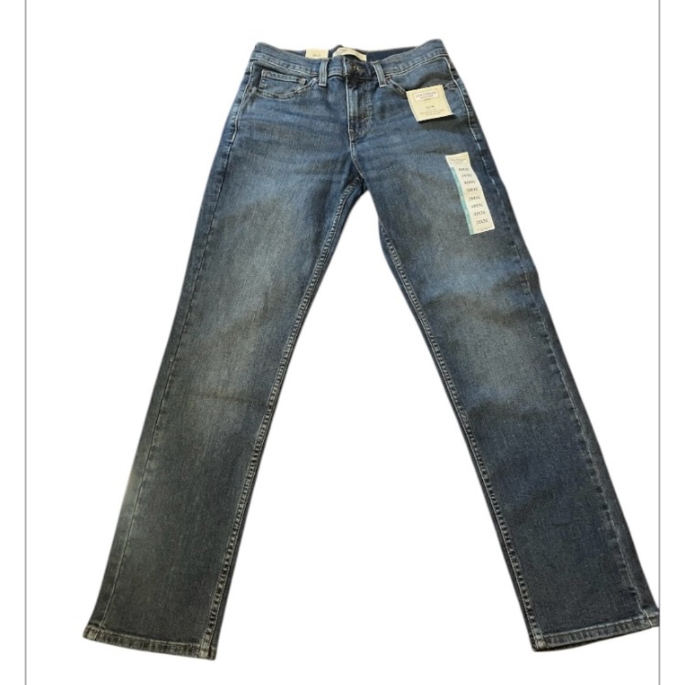 Levi's Strauss Mens Classic Slim Fit Blue Jeans size 28x30 - Picture 2 of 11